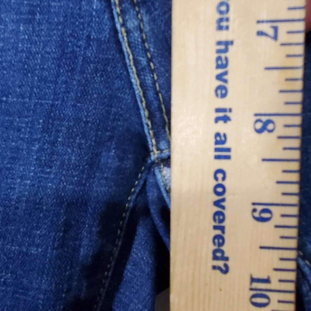 Levi 711 Skinny Jeans Womens Size 28 Blue Distressed
